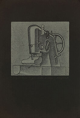 Konrad Klapheck - Inquisition frueher Grosse Naehmaschine, 70069-65, Van Ham Kunstauktionen