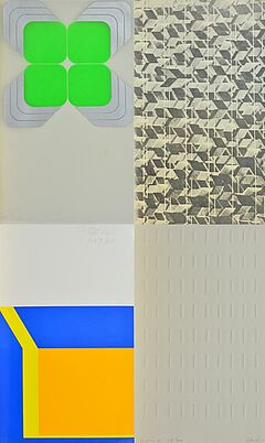 Mappenwerk - Mappe mit vier Katalogen mit je einer Grafik von Lenk Mack Pfahler Uecker, 61306-4, Van Ham Kunstauktionen