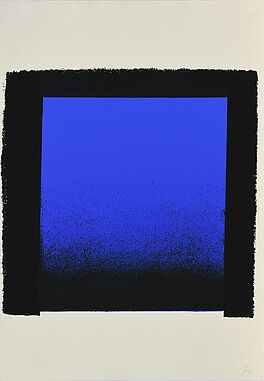 Rupprecht Geiger - blau - schwarz, 61394-30, Van Ham Kunstauktionen