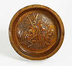 Flandern - Grosse Almosenschale mit der Darstellung des Suendenfalls, 68008-146, Van Ham Kunstauktionen