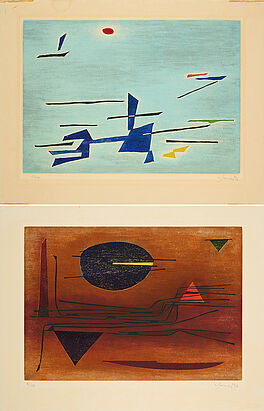 Gustave Singier - Konvolut von 2 Druckgrafiken, 60174-590, Van Ham Kunstauktionen