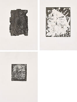 Emil Schumacher - Konvolut von 3 Radierungen, 69859-8, Van Ham Kunstauktionen