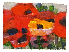 Klaus Fussmann - Mohn rot und orange, 60042-2, Van Ham Kunstauktionen