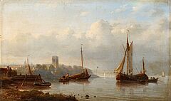 Jacques Francois Carabain - An der Schelde, 55533-8, Van Ham Kunstauktionen