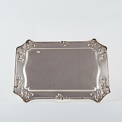 Eduard Friedmann - Rechteckiges Tablett Jugendstil, 79526-22, Van Ham Kunstauktionen