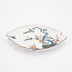 Meissen - Blattschale mit Kakiemondekor Drei Freunde, 76821-11, Van Ham Kunstauktionen