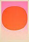 Rupprecht Geiger - Variation Runde Farbe II  leuchtrot warm mit Spritzer auf rosa kalt, 81462-3, Van Ham Kunstauktionen
