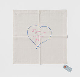 Tracey Emin - I promise to love you - Napkin, 81523-1, Van Ham Kunstauktionen