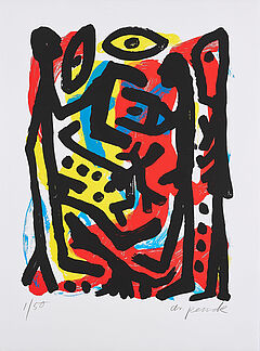 AR Penck - Ohne Titel, 70607-2, Van Ham Kunstauktionen