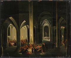 Nächtliches Kircheninterieur, 81350-1, Van Ham Kunstauktionen