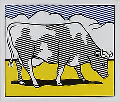 Roy Lichtenstein - Cow Triptych Cow Going Abstract, 69555-3, Van Ham Kunstauktionen