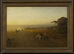 Albert Flamm - Landschaft mit Figuren auf der Via Appia, 70106-1, Van Ham Kunstauktionen