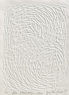 Guenther Uecker - Ohne Titel Feld Spiralaehnliche Bewegung 2, 55800-1, Van Ham Kunstauktionen