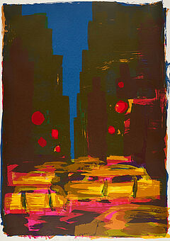 Rainer Fetting - Taxi, 81665-4, Van Ham Kunstauktionen