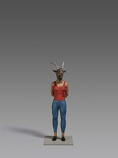 Stephan Balkenhol - Steinbockfrau, 77005-6, Van Ham Kunstauktionen