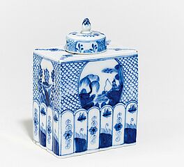 Meissen - Teedose mit angelndem Chinesen, 67016-5, Van Ham Kunstauktionen