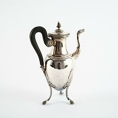 Charles-Antoine-Amand Lenglet - Gefusste Kaffeekanne Empire, 81546-12, Van Ham Kunstauktionen