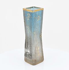 Daum Freres - Vase mit Seenlandschaft, 73663-2, Van Ham Kunstauktionen