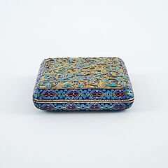 Moskau - Zigarettenetui mit Vogeldekor in farbigem Email, 80693-21, Van Ham Kunstauktionen