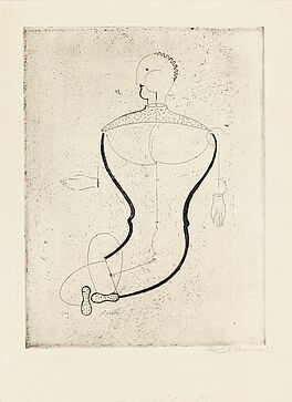 Oskar Schlemmer - Abstrakte Figur nach links Figur S, 53396-44, Van Ham Kunstauktionen