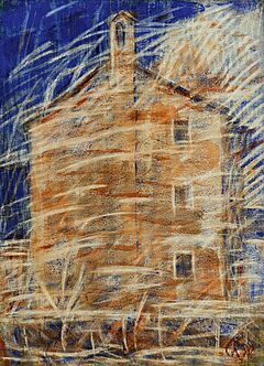 Christian Rohlfs - Kirche im Tessin Italienisches Haus Haus im Tessin, 82023-2, Van Ham Kunstauktionen