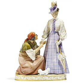 Meissen - Gruppe Die Wahrsagerin, 65468-14, Van Ham Kunstauktionen