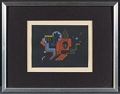 Heinz Loew - Ohne Titel Masken, 77277-6, Van Ham Kunstauktionen