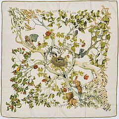 Hermes - Carre AU COEURS DES BOIS, 69664-184, Van Ham Kunstauktionen