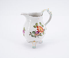 KPM - Kleines Milchkaennchen mit Blumendekor, 76195-9, Van Ham Kunstauktionen