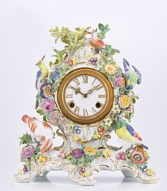 Meissen - Pendule mit Voegeln, 73219-2, Van Ham Kunstauktionen