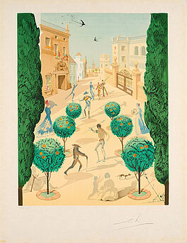 Salvador Dali - Platz in Sevilla Aus Carmen, 76908-3, Van Ham Kunstauktionen