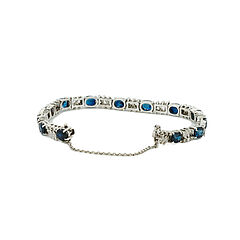 Saphir-Diamant-Armband, 81601-4, Van Ham Kunstauktionen