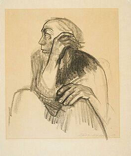 Kaethe Kollwitz - Sitzende Frau mit aufgestuetzter Hand, 57986-2, Van Ham Kunstauktionen