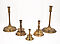 Sueddeutschland - Drei Glockenfussleuchter und zwei Spulenleuchter, 73361-10, Van Ham Kunstauktionen