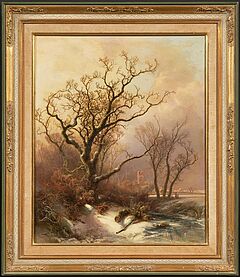 Pieter Lodewijk Francisco Kluyver - Eichen am Waldrand, 81536-3, Van Ham Kunstauktionen