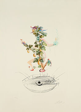 Salvador Dali - Reverence du groseillier Aus Flordali Les Fruits, 77590-3, Van Ham Kunstauktionen