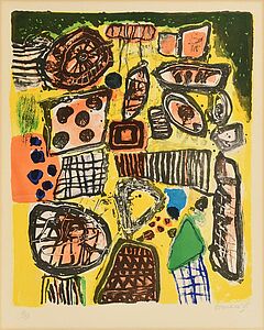 Corneille Cornelis van Beverloo - Aire animee, 62313-128, Van Ham Kunstauktionen