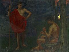 Hans Thoma - Apoll und Marsyas, 65780-2, Van Ham Kunstauktionen