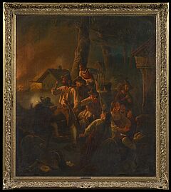 Carl Friedrich Moritz - genannt Feuermueller Mueller - Eine Tiroler Familie in der Verteidigung ihres Hauses gegen andringende Feinde, 66263-1, Van Ham Kunstauktionen