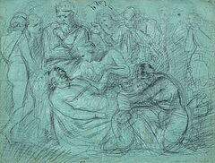 Italienische Schule - Beweinung des Leichnams von Hektor, 77740-34, Van Ham Kunstauktionen