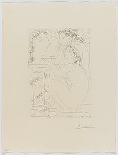 Pablo Picasso - Sculpteur et Modele admirant une Tete sculptee, 77527-2, Van Ham Kunstauktionen