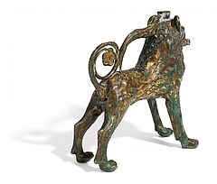 Aquamanile in Form eines Loewen, 57326-43, Van Ham Kunstauktionen