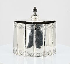 Benjamin Mountigue  William Fountain  Daniel Pontifex - Ovale George III Teedose und gefusste Zuckerschale, 73453-5, Van Ham Kunstauktionen