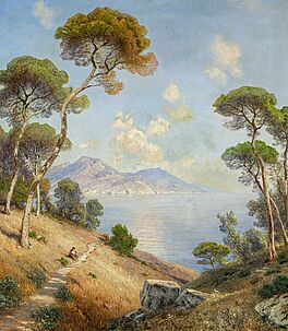 Ascan Lutteroth - Blick auf den Golf von Neapel, 57344-1, Van Ham Kunstauktionen