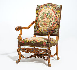 Deutschland - Armlehnstuhl mit Akanthusvoluten, 73034-20, Van Ham Kunstauktionen