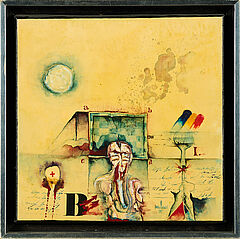 Matko Trebotic - Portraet mit Quadrat, 60174-402, Van Ham Kunstauktionen