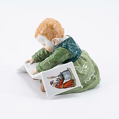Meissen - KIND MIT BILDERBUCH, 75863-57, Van Ham Kunstauktionen
