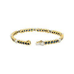 Saphir-Diamant-Armband, 81947-27, Van Ham Kunstauktionen