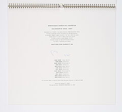 Dominique Gonzalez-Foerster - Calendario 2020 fuer Parkett 80, 77046-51, Van Ham Kunstauktionen