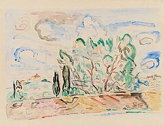 Hans Purrmann - Landschaft bei Florenz, 73195-3, Van Ham Kunstauktionen